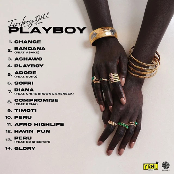 Fireboy is set to release 4th Album, “Playboy” 2